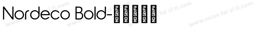 Nordeco Bold字体转换